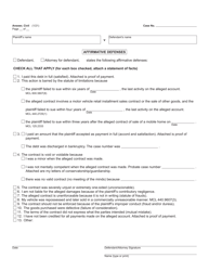 Form MC03 Answer, Civil - Michigan, Page 4