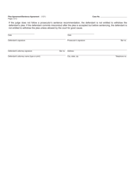 Form MC414 Plea Agreement - Michigan, Page 2