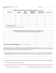 Form PC584 Account of Fiduciary, Long Form - Michigan, Page 2