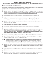 Form PC625 Petition for Appointment of Guardian of Incapacitated Individual - Michigan, Page 4