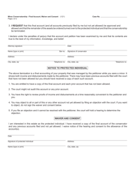 Form PC648M &quot;Minor Conservatorship - Final Account, Waiver and Consent&quot; - Michigan, Page 2