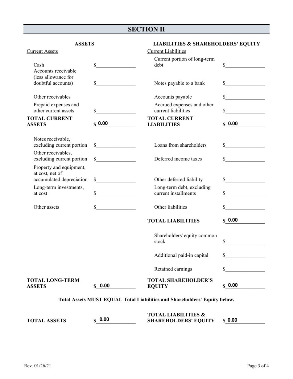 Escrow Business Annual Financial Statement and Activities Report - Montana, Page 3
