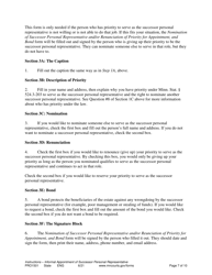 Form PRO1501 Instructions - Informal Appointment of Successor Personal Representative - Minnesota, Page 7