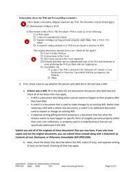 Instructions for Form PRO1402 Petition for Determination of Descent - Minnesota, Page 6