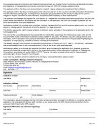 Form ON00072E Application to the Ontario Research Fund College-Industry Innovation Fund Round 9 - Ontario, Canada, Page 5