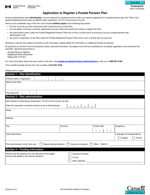 Form RC364-CA  Printable Pdf