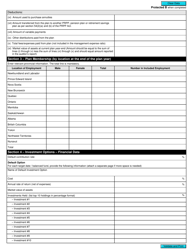 Form RC368 Pooled Registered Pension Plan Annual Information Return - Canada, Page 2