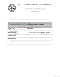 Remodeling or Relocation of Pharmacy Form - Nevada, Page 2