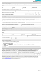 Form T2214 Application for Registration as a Deferred Profit Sharing Plan - Canada, Page 2