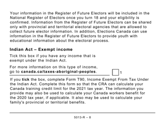 Form 5013-R Income Tax and Benefit Return for Non-residents and Deemed Residents of Canada - Large Print - Canada, Page 8