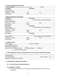 Application for Counseling Services - Nova Scotia, Canada, Page 3