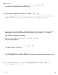 Form 12 (PFA720) Application About a Protection Order - British Columbia, Canada, Page 13