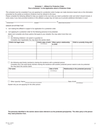 Form 12 (PFA720) Application About a Protection Order - British Columbia, Canada, Page 7