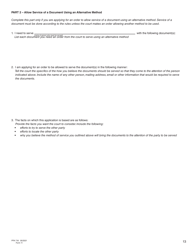 Form 11 (PFA718) Application for Case Management Order Without Notice or Attendance - British Columbia, Canada, Page 13