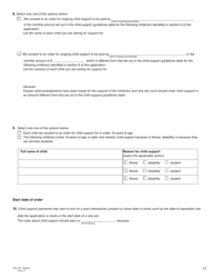 Form 17 (PFA723) Application for a Family Law Matter Consent Order - British Columbia, Canada, Page 17