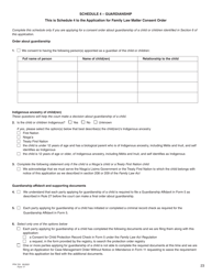 Form 17 (PFA723) Application for a Family Law Matter Consent Order - British Columbia, Canada, Page 23