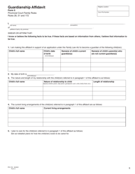 Form 5 (PFA733) Guardianship Affidavit - British Columbia, Canada, Page 5