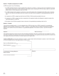 Form F102 Consent for Child Protection Record Check - British Columbia, Canada, Page 3
