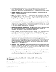 Instructions for Form NHCT-12 New Hampshire Annual Report - Charitable Organizations and Trusts - New Hampshire, Page 9