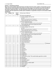 &quot;Cyclosporiasis National Hypothesis Generating Questionnaire&quot;, Page 7