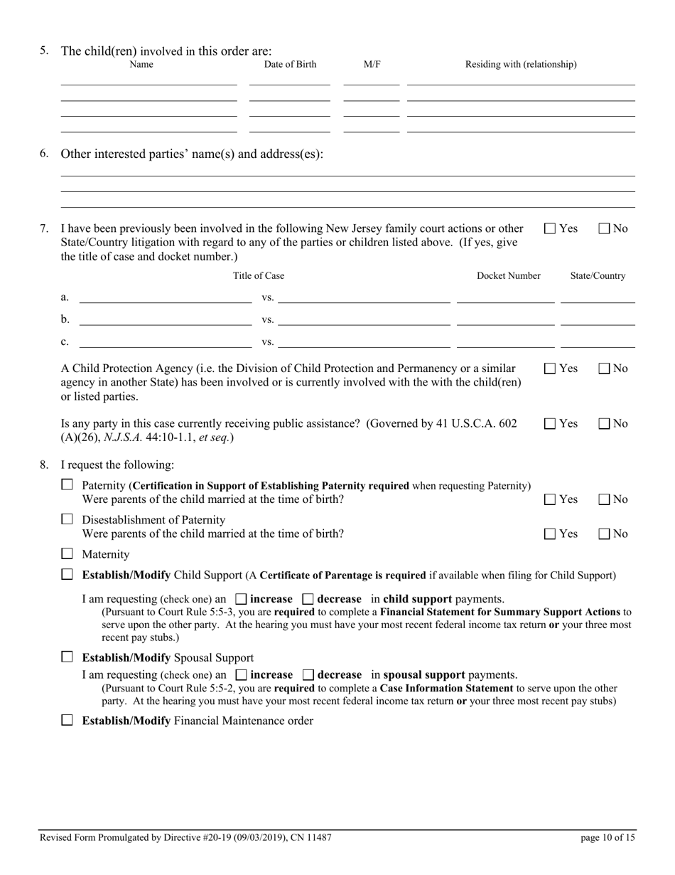 Form 11487 - Fill Out, Sign Online and Download Fillable PDF, New ...