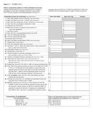 Instructions for Form IT-2106 Estimated Income Tax Payment Voucher for Fiduciaries - New York, Page 6