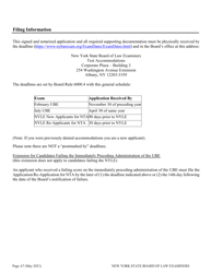 Application for Non-standard Test Accommodations (Nta) - New York, Page 7