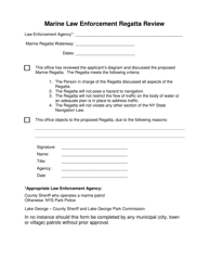 Application for Marine Regatta Permit - New York, Page 4