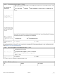 Forme W38-03-2103 Demande De Permis De Gestion Specifique Aux Castors - Quebec, Canada (French), Page 3