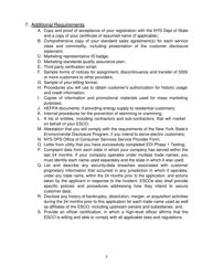 Energy Services Company (Esco) Retail Access Application Form (Raaf) - New York, Page 5