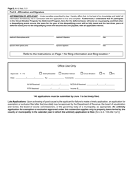 Form AV-9 &quot;Application for Property Tax Relief&quot; - North Carolina, Page 5