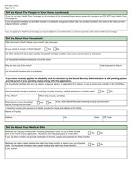 Form SFN958 Health Care Application for the Elderly and Disabled - North Dakota, Page 5