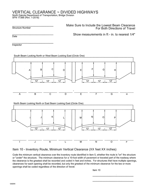 Form SFN17388  Printable Pdf