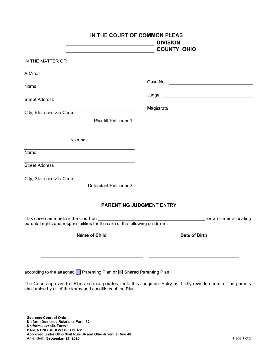 uniform-domestic-relations-form-22-uniform-juvenile-form-1-fill-out