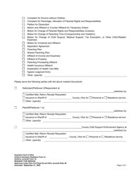 Uniform Domestic Relations Form 31 (Uniform Juvenile Form 10) Request for Service - Ohio, Page 2