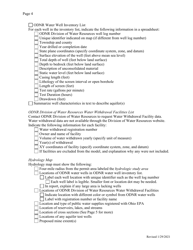 Checklist to Submit Ground-Water Modeling Report for Odnr Review - Ohio, Page 4