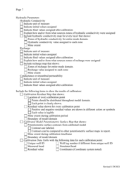 Checklist to Submit Ground-Water Modeling Report for Odnr Review - Ohio, Page 7