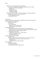 Checklist to Submit Ground-Water Modeling Report for Odnr Review - Ohio, Page 8