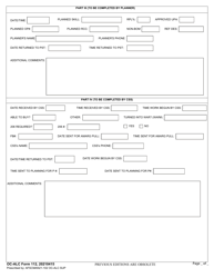 OC-ALC Form 112 Material Issue/Request, Page 2