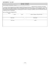 Form 5600-PM-BMP0343-1 Anthracite Surface Mine Permit Application - Pennsylvania, Page 6