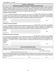 Form 5600-PM-BMP0343-1 Anthracite Surface Mine Permit Application - Pennsylvania, Page 7