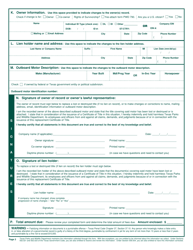 Form PWD144M Outboard Motor Records Maintenance - Texas, Page 2