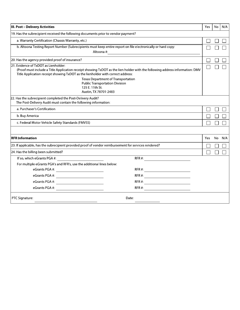 Form PTN-124RS - Fill Out, Sign Online and Download Fillable PDF, Texas ...