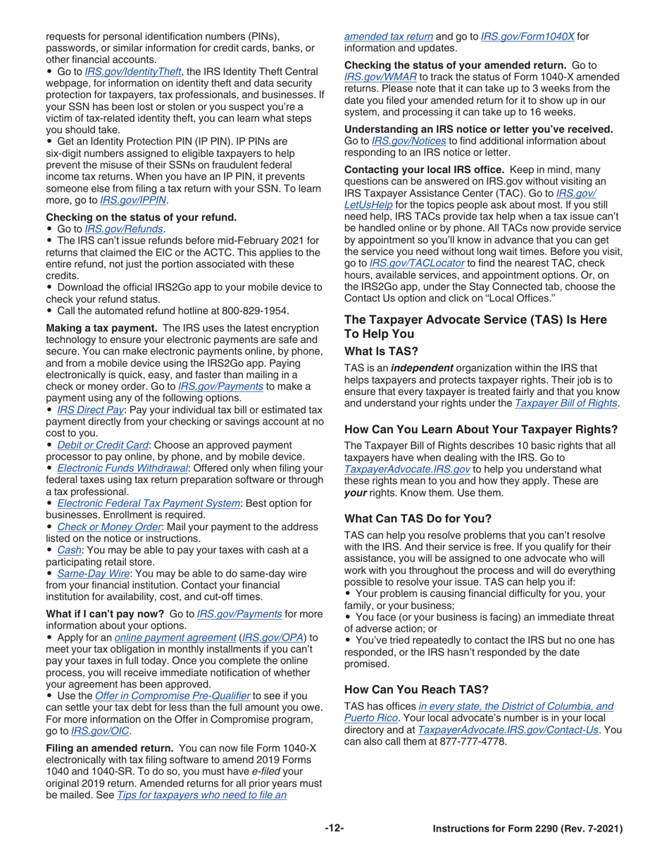 Instructions for IRS Form 2290 Heavy Highway Vehicle Use Tax Return, Page 14