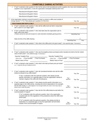Form 202 Charitable Gaming Permit Amendment - Virginia, Page 3