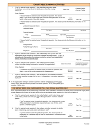 Form 202 Charitable Gaming Permit Amendment - Virginia, Page 4