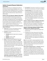 Instructions for Form BLS700 183 Vehicle Transport/Disposal Addendum - Washington, Page 2