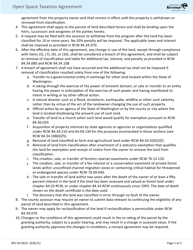 Form REV64 0022 Open Space Taxation Agreement - Washington, Page 2