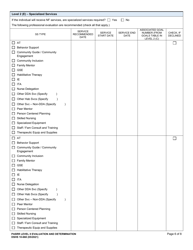 DSHS Form 10-688 Pasrr Level 2 Evaluation and Determination - Washington, Page 6