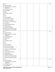 DSHS Form 10-688 Pasrr Level 2 Evaluation and Determination - Washington, Page 7